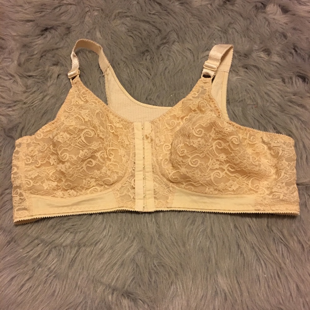 Tan Lace Bra
